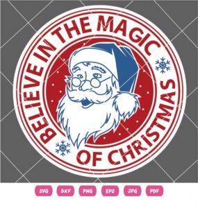 Believe In The Magic Christmas Vector