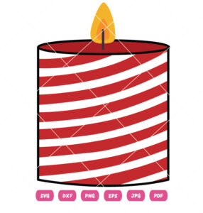 Christmas Candle Vector