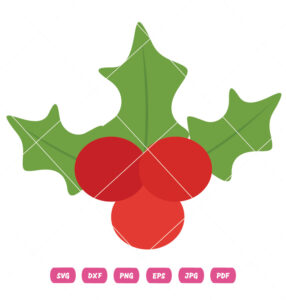 Christmas Holly Berry Vector