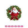 Christmas Santa Claus Design Logo Vector
