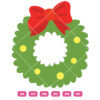 Christmas Wreath Generic Vector Design