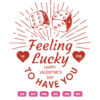 Feeling Happy Valentine Vector
