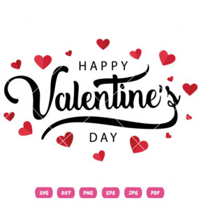 Happiest Valentines Day Heart Love Vector