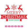 Happy Christmas Holiday Season Vector