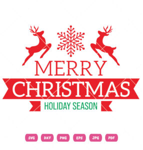 Happy Christmas Holiday Season Vector