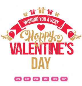 Happy Heart Valentine Vector Design