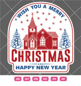 Happy New Year Christmas Vector