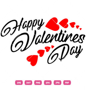 Happy Valentine Day Heart Vector