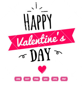 Happy Valentines Day Logo Vector