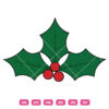 Holly Cross Vector