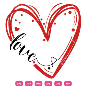 Love Heart Logo Vector