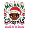Melanin Christmas Vector