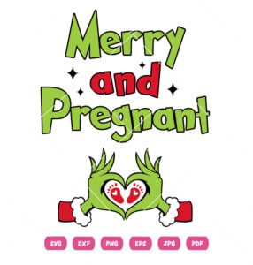 Merry And Pregnant Vector