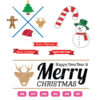 Merry Christmas Character 2025 Vector