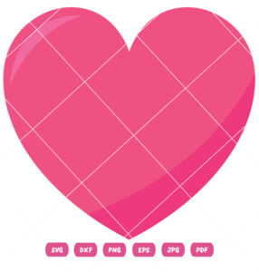Pink Heart Logo Vector
