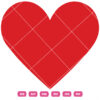 Red Heart Logo Vector