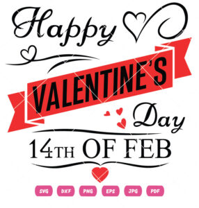 Royalty Happy Valentine Day Vector