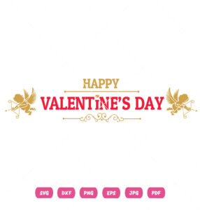 Royalty Happy Valentine Vector Design