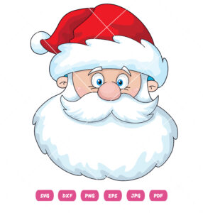 Santa Head Vector