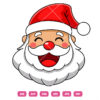 Santa Head Vector Design