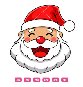 Santa Head Vector Design