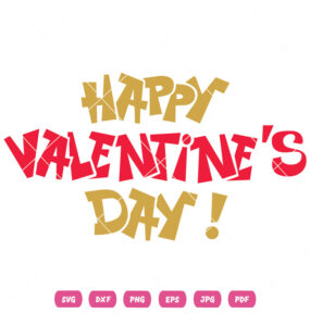 Stylish Creative Happy Valentine Vector