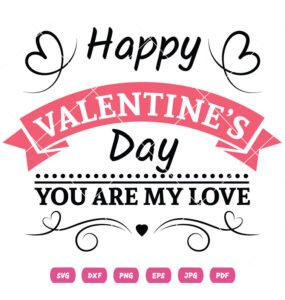 Valentine You Are My Love Vector