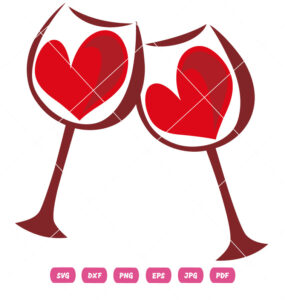 Valentines Day Heart Love Vector Design