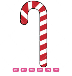 Vector Candy Cane