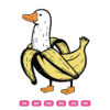 Banana Duck SVG Funny Duck