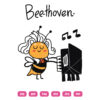 Beethoven SVG Beethoven Bee Parody