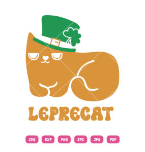 Leprecat SVG Leprechaun Cat