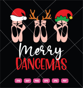 Marry Dancemas SVG Christmas Dance