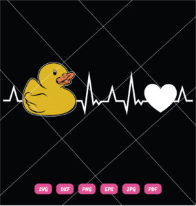 Rubber Duck Squeaky Duck Heartbeat