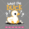 What The Duck SVG Funny Duck