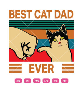 Best Cat Dad Ever SVG Cat Daddy