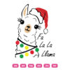 Fa la la Llama SVG Funny