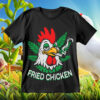 Fried Chicken Smoking Weed SVG, Chicken Weed SVG