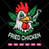 Fried Chicken Smoking Weed SVG, Chicken Weed SVG
