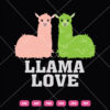 Llama Love SVG Funny Llama