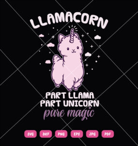 Llamacorn SVG Part Llama