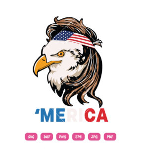 Merica SVG America Eagle