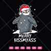 Penguin Merry Kiss My Ass SVG Christmas Penguin