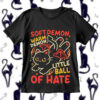 Soft Demon Warm Demon Little Ball Of Hate SVG, Demon Cat SVG PNG DXF EPS