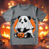 Spooky Panda Wearing A Ghost Halloween SVG, Ghost Panda SVG PNG DXF EPS
