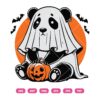 Spooky Panda Wearing A Ghost Halloween SVG, Ghost Panda SVG PNG DXF EPS