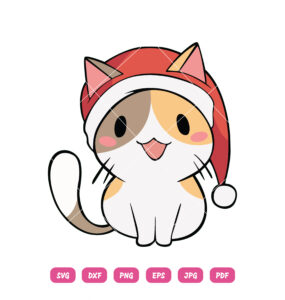 Christmas Cat SVG Christmas