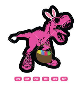 Easter Bunny Dinosaur SVG Easter