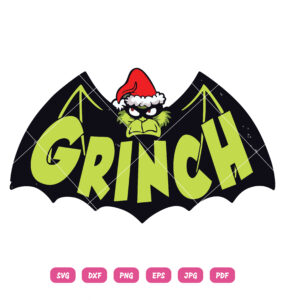 Grinch Batman SVG Christmas Grinch
