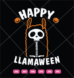 Happy Llamaween SVG Llama